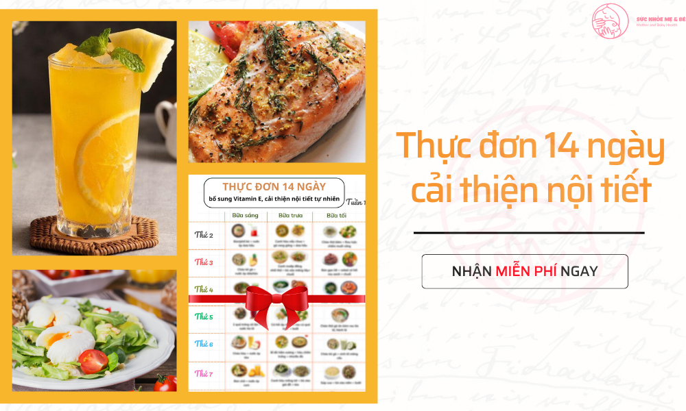 Thực đơn 14 ngày giúp cải thiện nội tiết