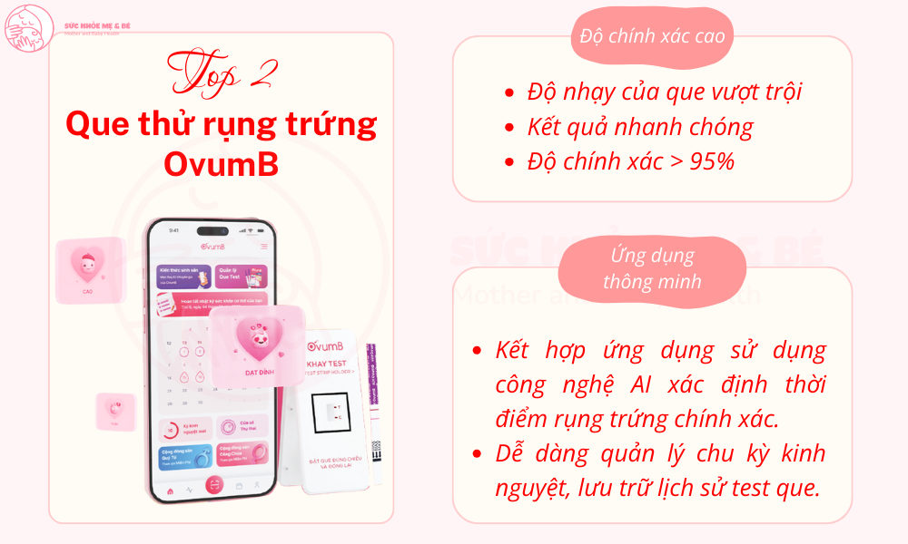 Que thử rụng trứng OvumB